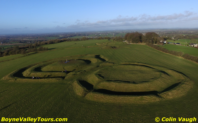 Celtic Earth Works on the Hill of Tara