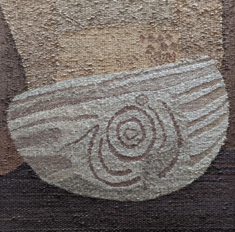 Knowth. The Heart | Tapestry Weaving by Uisce A. Jakubczyk