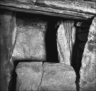 The chamber in Cairn T Loughcrew