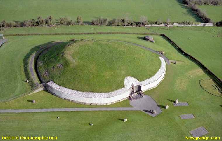 Newgrange - Aerial View