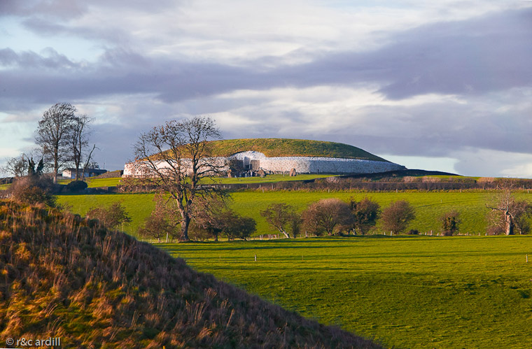 Newgrange on a winter's evening 