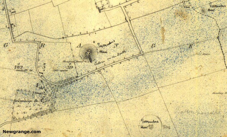Newgrange map 1837