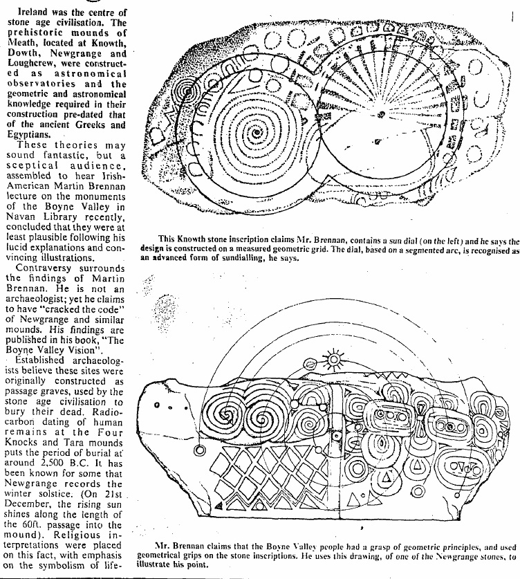 Meath Chronicle May 24th 1980 - Martin Brennan article