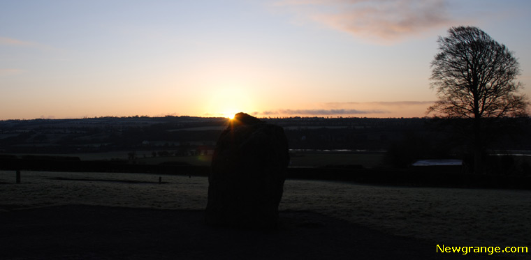 Newgrange - Sunrise viewed from the entrance